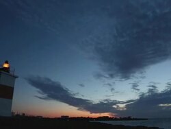 beacon in the night Stock Footage