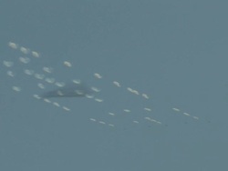 sky writing 3 Stock Footage