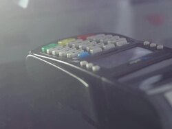 Credit Card Reader Stock Footage