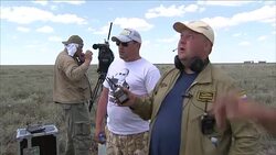 Search & Rescue Teams Waiting For Soyuz Capsule On Kazakh Steppe News Clip