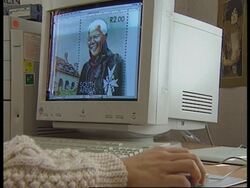 SOUTH AFRICA: MANDELA ON NEW STAMP News Clip
