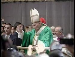 Pope presides over mass during synod of bishops News Clip