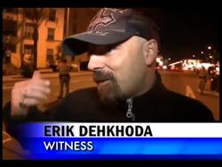 An assault suspect led Los Angeles police on a chase in a luxury sedan for more than three hours before shooting himself in the head as he sat in the car surrounded by armed officers, police said. News Clip