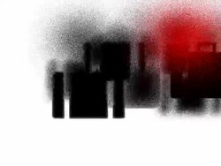 BAGGAGE : black, one red (TRANSITION) Stock Footage