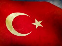 Waving Flag - Turkey Stock Footage