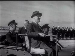 ROOSEVELT VISITS GEORGE CROSS ISLAND - News Clip