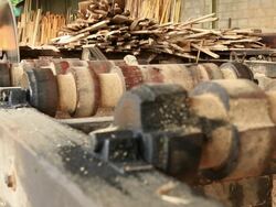 Saw mill Stock Footage