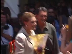 Premiere of 'The Princess Diaries' Stock Footage