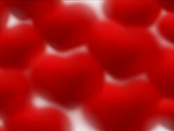 Animated Hearts Background Full HD (30p) Seamless Stock Footage