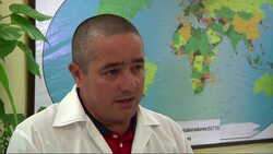 Departure of an additional 91 Cuban aid workers to Liberia and Guinea to combat Ebola News Clip