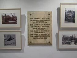 ATMOSPHERE: signage and art at "Block Party 2012" Hosted By The Horticultural Society of New York Stock Footage