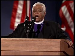 Bishop Philip R. Cousins addresses crowd in Grant Park Instructional Video