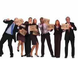 HD: Unemployed Business People Stock Footage