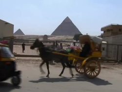 Pyramids of Giza, Cairo Streetscenes News Clip
