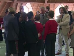 Prince Charles visits the Royal Shakespeare Company Theatre in Stratford-Upon-Avon News Clip