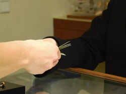 Selling Ring for Cash Stock Footage