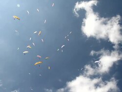 paragliding Stock Footage