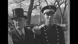 Franklin D. Roosevelt journeys to Capitol Hill for his third inauguration News Clip