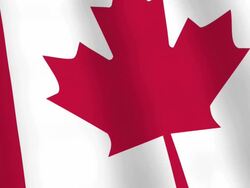 Canadian flag (HD) Stock Footage