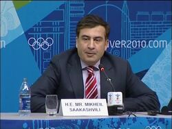 WRAP Saakashvili, IOC official on luger''s death, track, US luger News Clip