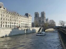 Notre Dame Paris Stock Footage