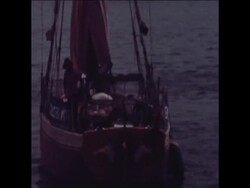 SYND 15-9-72 FINISH OF THE PLYMOUTH TO NEWPORT, TRANSATLANTIC YACHT RACE News Clip