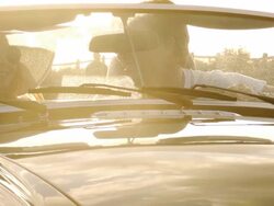 Road Trip Mature Sunlight Stock Footage