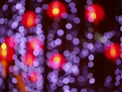 WS Chinese lanterns in and out of focus Stock Footage