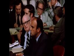 SYND 25-7-73 EHRLICHMAN QUESTIONED ON NIXON News Clip