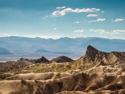 TIME LAPSE: Zabriskie Point Death Valley Stock Footage