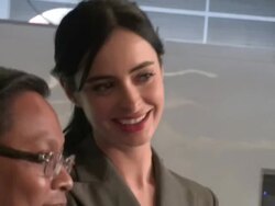 Krysten Ritter greets fans at The Way Way Back After Party in Los Angeles, 06/23/13 Stock Footage