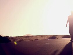 Man walking on street Stock Footage
