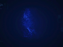 Futuristic DNA screen animation Stock Footage