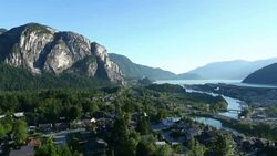 Stawamus Chief Provincial Park Squamish Stock Footage