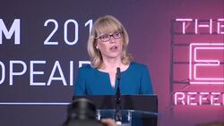 Jenny Watson Declares Final EU Referendum results News Clip