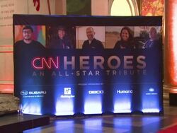 ATMOSPHERE - 2014 CNN Heroes: An All Star Tribute - Red Carpet at American Museum of Natural History on November 18, 2014 in New York City Stock Footage