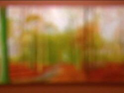 David Hockney's vibrant countryside Guggenheim Stock Footage