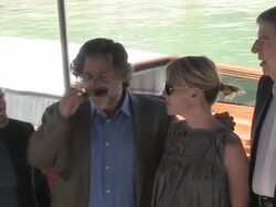 The Informant! Arrivals: Venice Film Festival 2009 Stock Footage