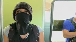 VOICED : Mundial 2014: Una Black Bloc tras su mascara News Clip
