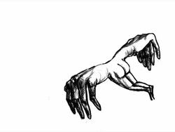 Classic animation. Flying bottom Stock Footage