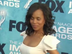 Kerry Washington at the 42nd NAACP Image Awards at Los Angeles CA. (Footage by WireImage Video/GettyImages) Stock Footage