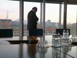 HD DOLLY: Worried Businessman Stock Footage