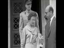 SYND 17 9 58 LABOUR MP CASTLE  MEETS ARCHBISHOP MAKARIOS Instructional Video