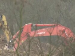 Hitachi Railway Construction Site News Clip