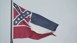 Mississippi state flag flying News Clip