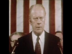SYND 15 1 75 FORD DELIVERS "STATE OF UNION" ADDRESS News Clip