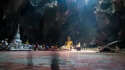 Khao Luang Cave In Phetchaburi Province, Thailand Stock Footage