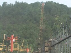 Mountain lift 4 Stock Footage