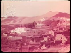 Sahara, Algeria, 1954 - Sports and leisure in Colom Bechar, academic research, construction, medicine, and education Stock Footage