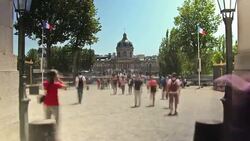 People Crowds Stock Footage